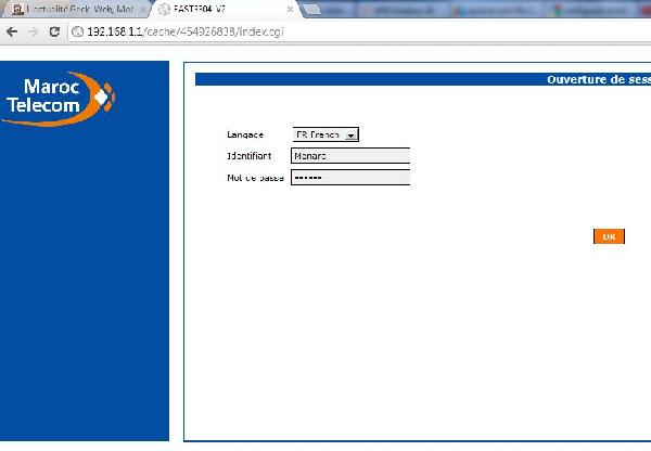 192.168.l.l menara wifi maroc telecom